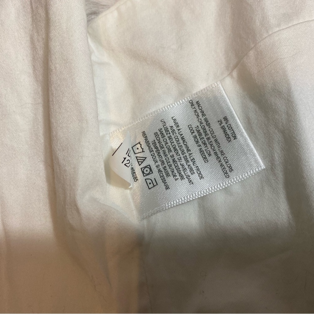 Express Rocky X Barnes On Or Off Shoulder Crop Top Cinched Extra Small White - Picture 4 of 7